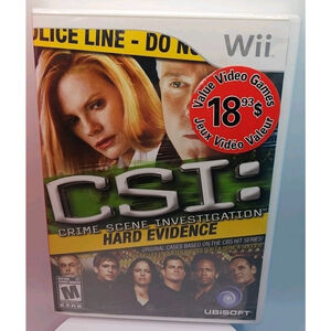 CSI: Crime Scene Investigation : Hard Evidence (Nintendo Wii, 2008) New Sealed